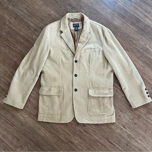 Vintage St John’s Bay Tan Corduroy Blazer, Sz L